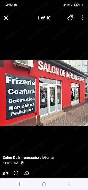 inchiriem salon de infrumusetare