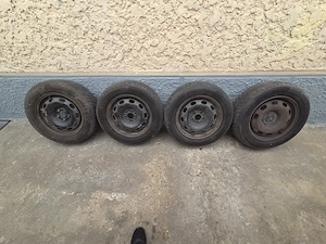 Set 5 jante (roti) de tabla cu cauciucuri de iarna Skoda Octavia 1 - imagine 6