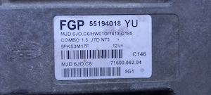 Ecu Opel Combo C 1.3 D Z13DT 55194018 YU