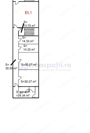 Spatii birouri Iasi Baza Trei, de la 80mp la 158mp, zona Carrefour - imagine 9