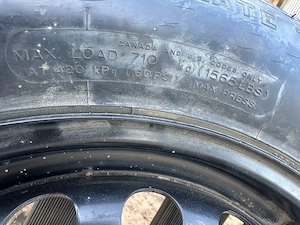 Roată de rezervă originală BMW 17 , tip slim donut, în stare bună. - imagine 7