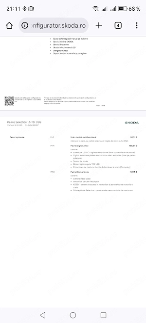 Skoda Kamiq Selection | 1.5 TSI 150 CP | Automată DSG - 10000 km Garanție Producător 2028 septembrie - imagine 5