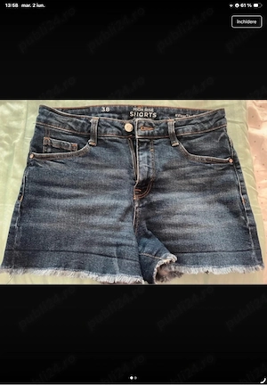 Pantaloni scurți denim Clokouse - High Rise