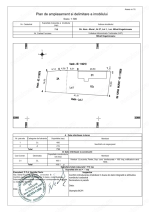 Teren 710mp Mihail Kogălniceanu | Toate Utilitățile | Deschidere 17ml - imagine 6