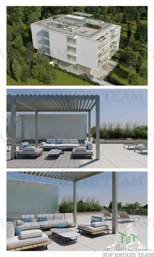 Penthouse spectaculos cu vedere frontala la mare si padure  4 camere | terasa privata 163 mp | lux e