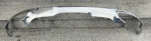  Ornament crom/ Spoiler/ fusta Bara spate MERCEDES GLC/ GLE X253 W253 - imagine 2