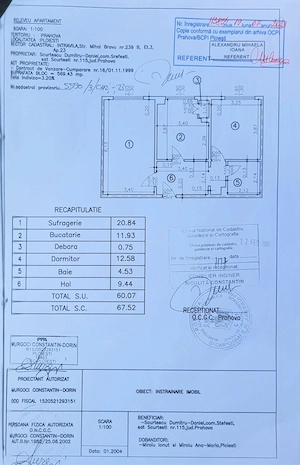 Apartament 2 camere decomandat, 60 mp utili, etaj 3 4, centrală proprie, Mihai Bravu Teleajen - imagine 8