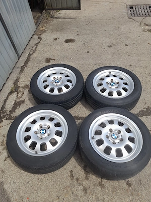 Jante aliaj r16 BMW cu anvelope 205/55r16