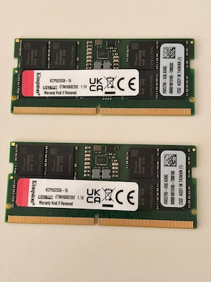Memorii RAM laptop Kingston 2x16GB DDR5 5200MHz