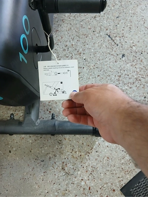 Vand bicicleta  electrica Domyos 100