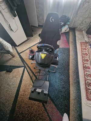 Setup Sim Racing COMPLET ca NOU   T300 + TH8S + Playseat Challenge X