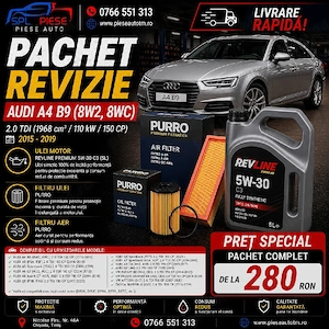 Pachet revizie pentru Audi A4 B9 2.0 TDI (150 CP)