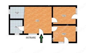 Apartament 3 camere decomandate in zona Arhitectiilor Sibiu - imagine 8
