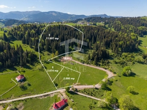 Fundata-Teren de vanzare 15,771 mp intravilan+extravilan+padure - imagine 2