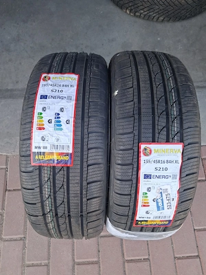 2 anvelope noi 195/45/16 M+S MINERVA