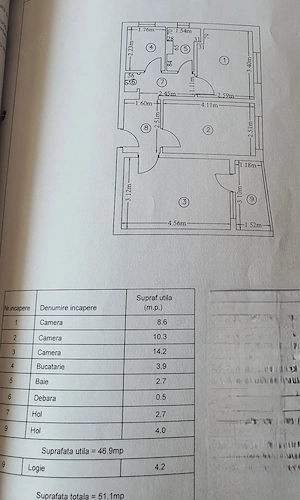 Apartament trei camere.Ostroveni - imagine 10