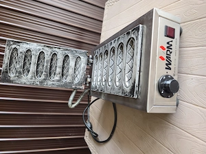 Aparat Kűrtos pe gaz si Aparat wafle profesionale - imagine 5