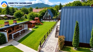 Afacere la cheie ,6 Casute de vacanta si 2982 mp teren Bistrita - imagine 5