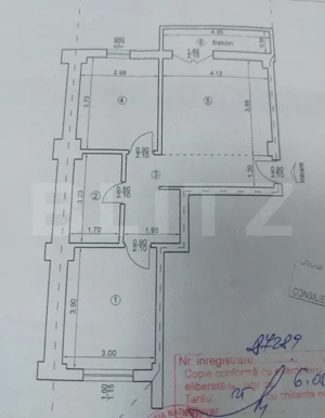 Apartament 2 camere decomandat, 54 mp, loc parcare, zona Lunca Cetatuii  - imagine 13