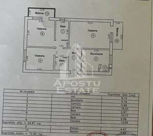 Apartament 3 camere de vanzare, zona Aradului, Timisoara - imagine 9