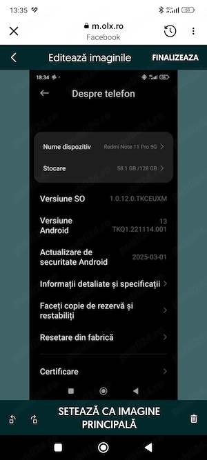 Redmi note 11 pro 5G dual sim