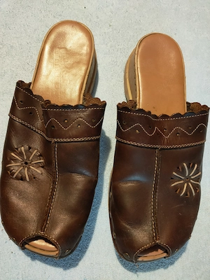 Saboți piele import Germania  - imagine 2