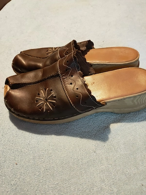 Saboți piele import Germania 