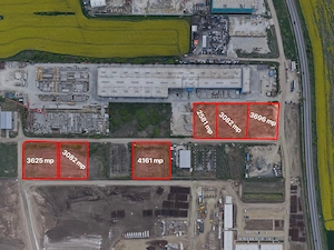 Teren industrial în Dumbrăvița 
