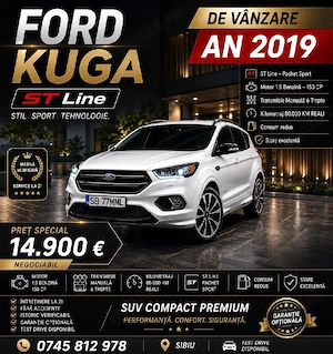 Ford Kuga ST Line . Perfectă stare. 