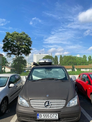 Campervan   Autorulota Mercedes Vito 2005, AC, Vebasto, Vopsea Raptor - imagine 7