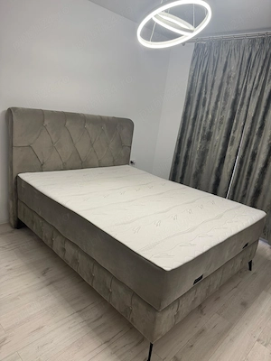 Pat boxspring bej 160 x 200