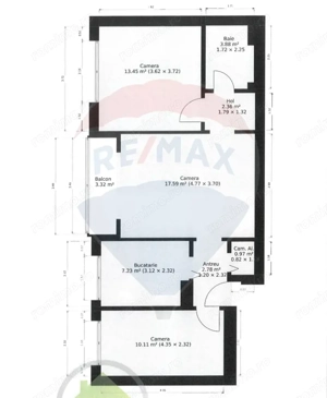 Apartament 3 camere, centrală proprie, Podgoria / Arad - imagine 11