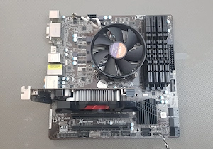 Placa de Baza ASRock H77 Pro4-M + i5-3470 + 16gb DDR3 + GTX 650