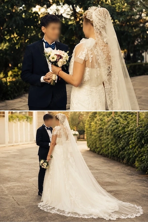     Rochie mireasă Pronovias originală   elegantă și rafinată
