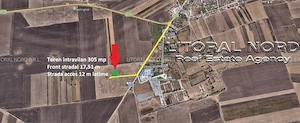 Exclusivitate-Techirghiol, teren intravilan, 305 mp, deschidere la strada de 17m - imagine 3