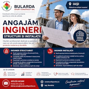 Angajam Inginer structurist si instalatii
