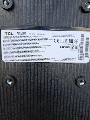 TCL43S5400A spart 