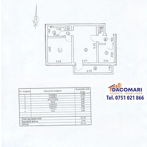 2 camere, Mazepa 1, etaj 2 4