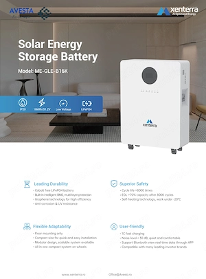 Litiu-ion acumulator pentru sistem fotovoltaic,16kwh,314 Ah,Life PO4,Disponibil în depozitul din Ro 