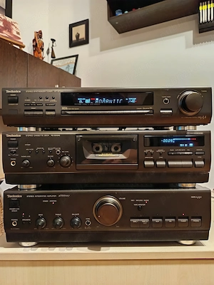 Casetofon deck Technics RS-BX 646,3 capete,3 motoare,stare perfectă,optic și tehnic