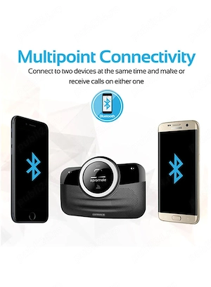 Car-Kit Hands Free auto pentru Telefon mașină cu Bluetooth - imagine 4