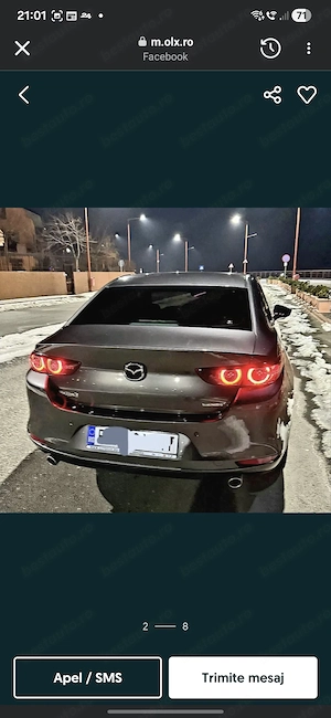 Vand Mazda 3 Sedan e-Skyactiv G122 MHEV Plus | 2019 | Stare excelentă - imagine 3