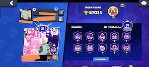 Cont Brawlstars 2020, 1.2k gems, OG skins etc.