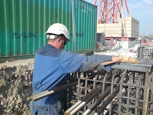 Experiență în montarea cuzinetilor, montarea asbleror metalice care sun fixate în beton 