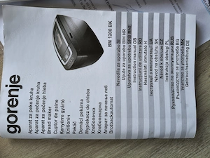Oferta! Cuptor paine Gorenje BM 1200, stare ca noua, unic proprietar