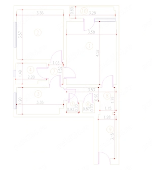 Apartament 2 Camere de vanzare