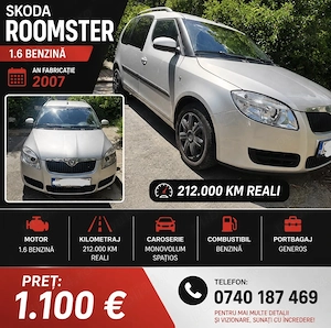 Vând Skoda Roomster 2007!