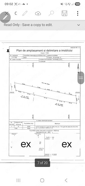 Teren intravilan Cudalbi, județul Galați-3628 mp