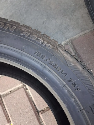 2 anvelope noi 155/65/14 M+S FALKEN - imagine 2