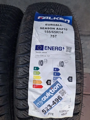 2 anvelope noi 155/65/14 M+S FALKEN - imagine 4